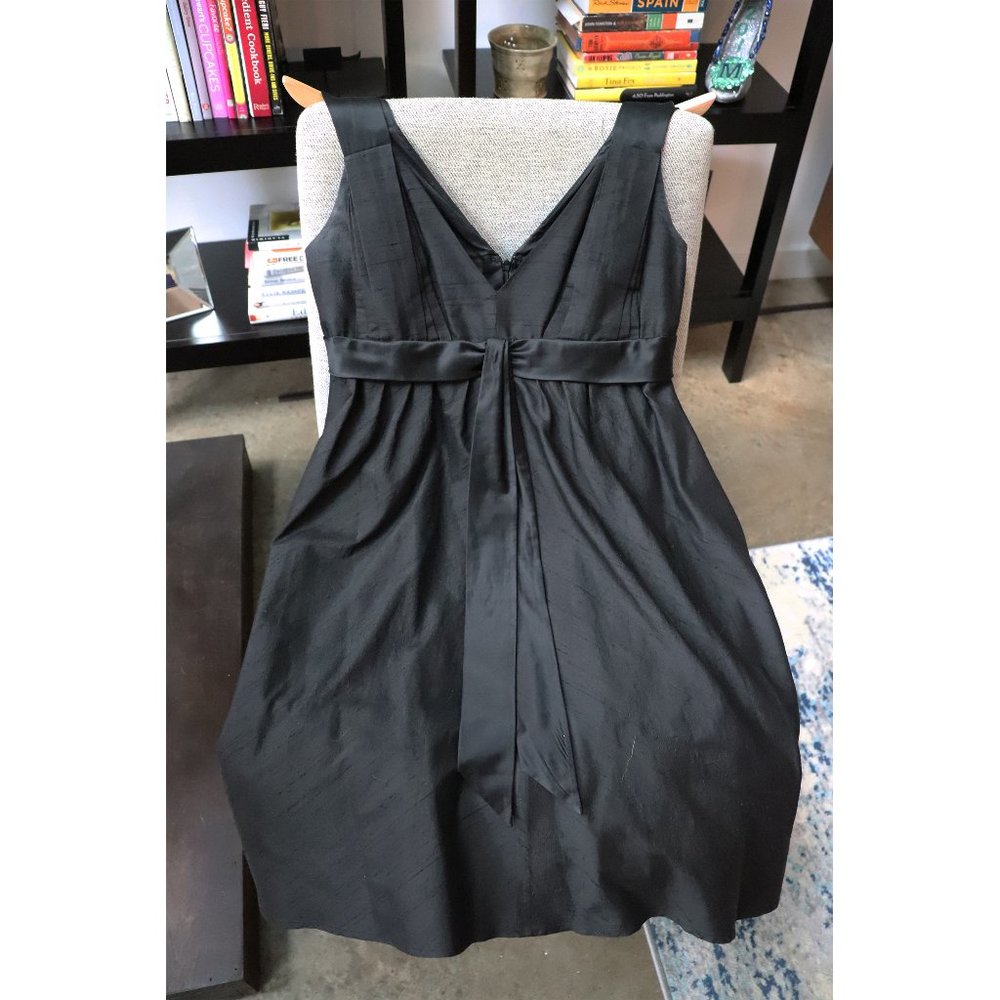 INC V-Neck Black Dress - Size: 8